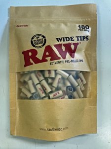 画像1: ロウ　プレロールドチップス 180 RAW PRE ROLLED PAPER TIPS 180 (1)