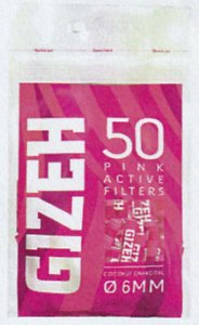 画像1: ギゼ　ピンク　アクティブ・フィルター6mm GIZEH PINK ACTIVE FILTER 6mm (1)