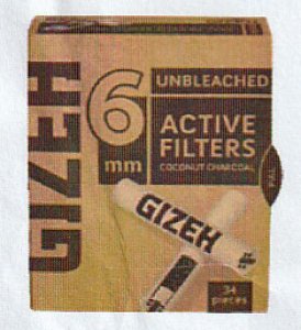 画像1: ギゼ　アンブリーチ　アクティブ・フィルター6mm GIZEH UNBLEACH ACTIVE FILTER 6mm (1)