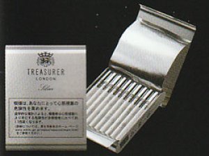 画像1: 紙巻きタバコ トレジャラー・プレミアム・シルバー TREASURER SILVER　シガレット (1)