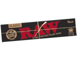 画像1: ロウ　クラシック　ブラックゴールド キングサイズ　スリム Raw blackgold Kingsize Slim (1)