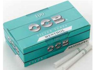 画像1: OCB メンソールチューブ　さや紙 OCB　MENTHOL TUBE 100 (1)